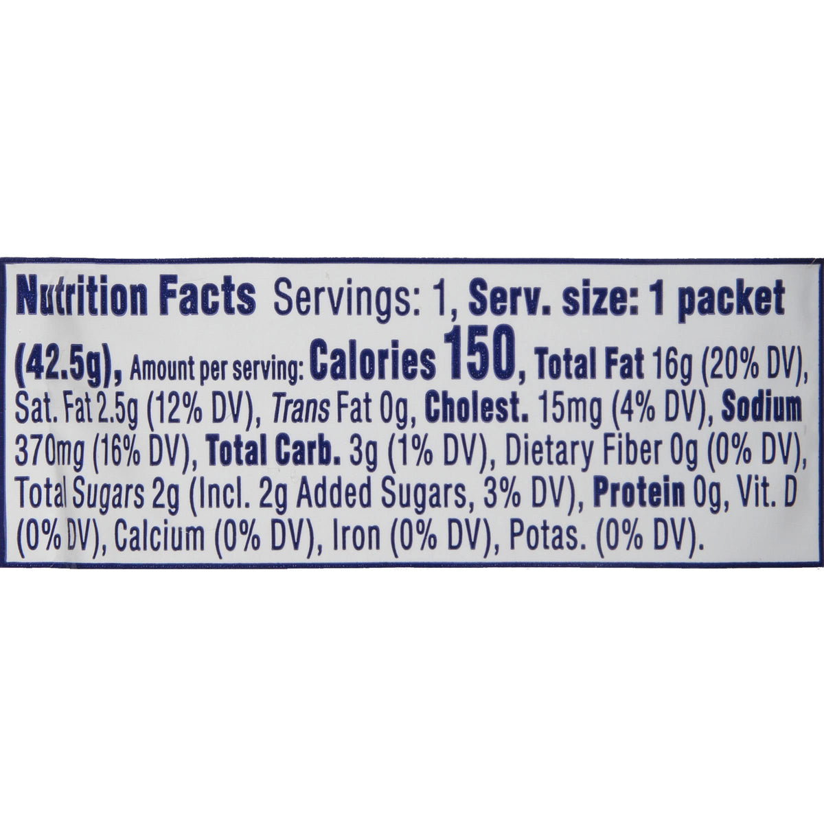 Kraft Ranch Dressing Single Serve Packets (60 x 1.5 oz) – Portable & Flavorful