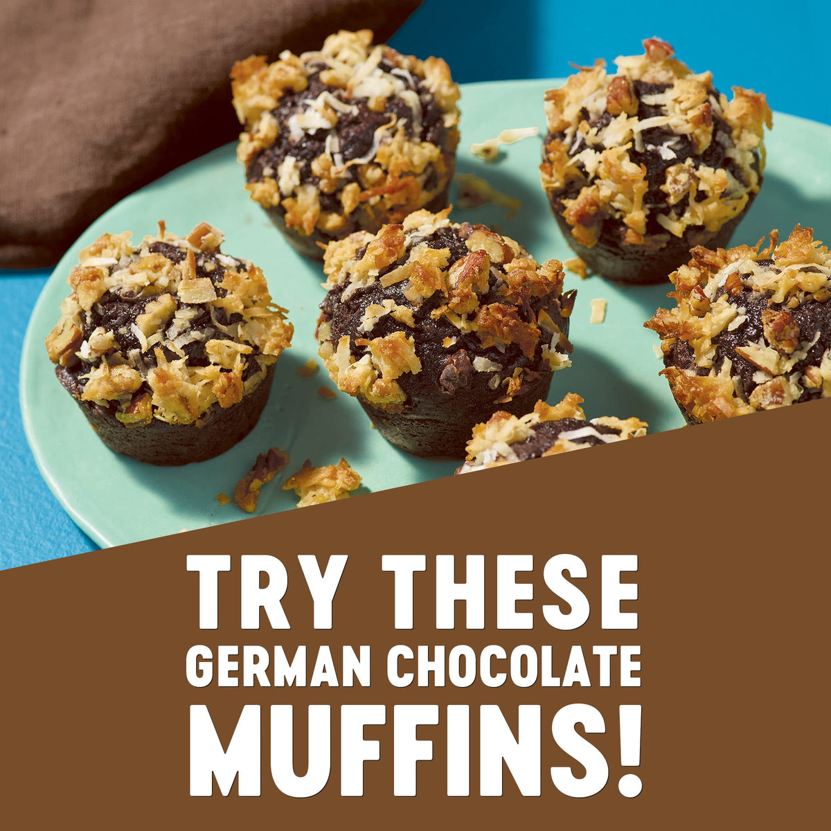 Krusteaz Double Chocolate Muffin Mix – Real Chocolate Chips, No Artificial Flavors, 6 x 20 oz
