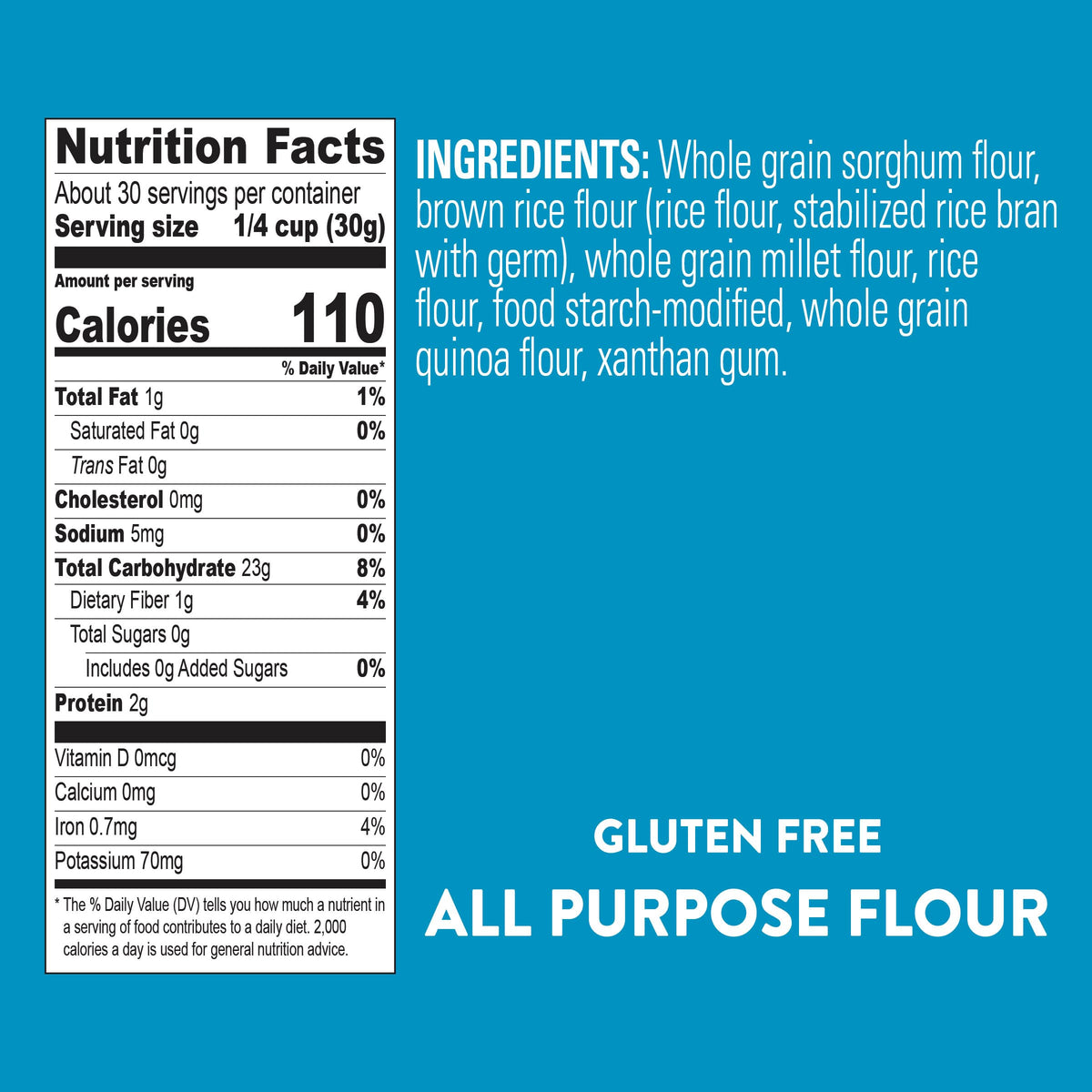 Krusteaz Gluten Free All-Purpose Flour – 32 oz Bags (Pack of 8) | No Artificial Flavors, Colors, or Preservatives