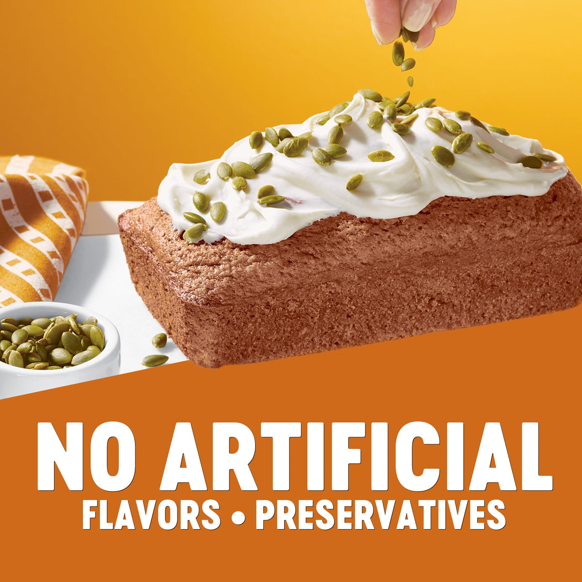Krusteaz Pumpkin Spice Quick Bread Mix – Real Pumpkin, No Artificial Flavors (2x15 oz)