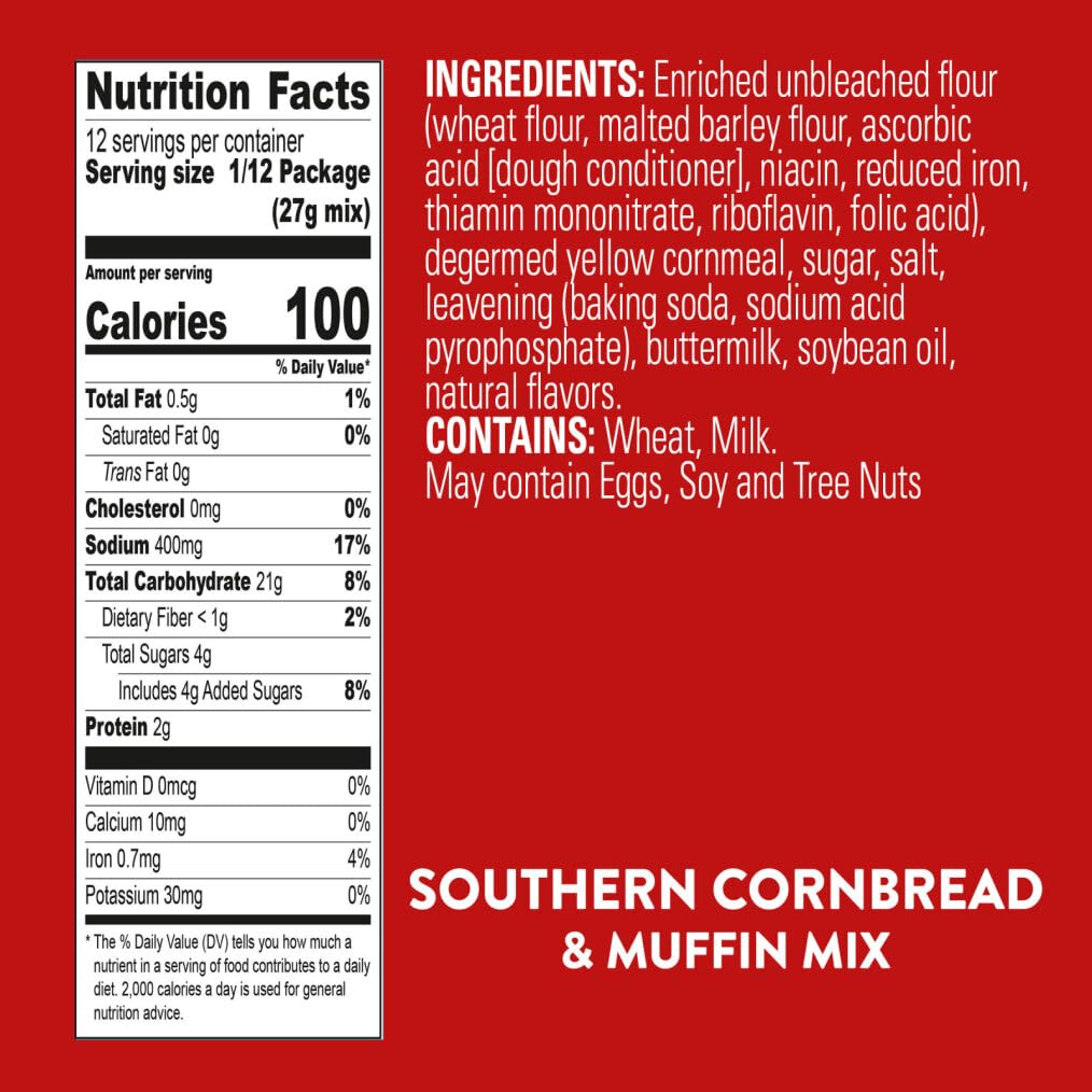 Krusteaz Southern Cornbread & Muffin Mix – 11.5 oz Pack of 12