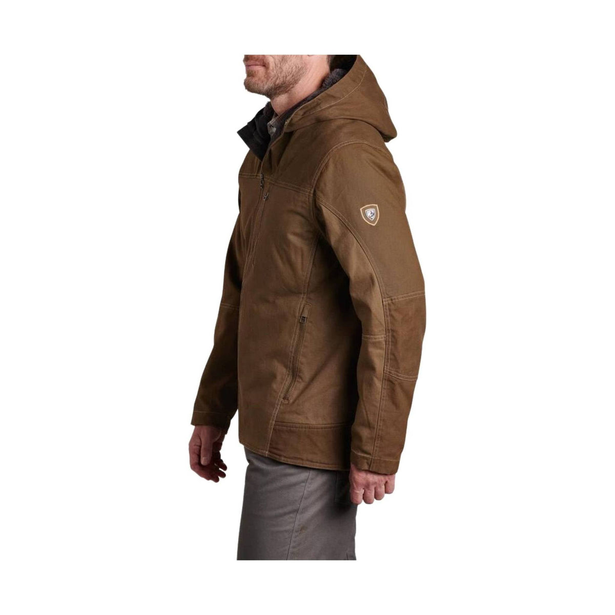 Kuhl Men's Law Fleece Lined Hoody - Dark Khaki - ONLINE STORE CREDIT/EXCHANGE ONLY