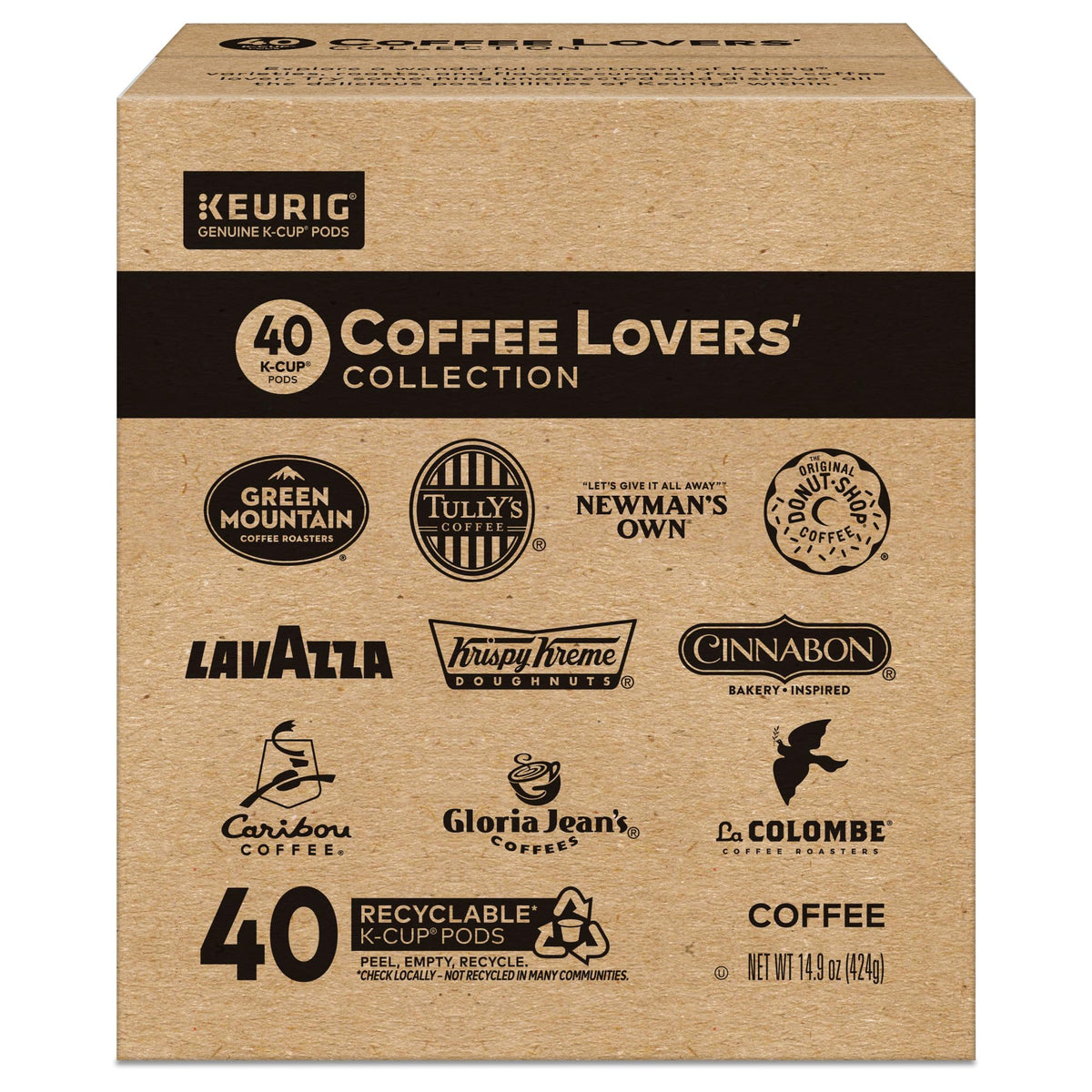 Keurig Coffee Lovers Collection – 40 K-Cup Pods, 20 Varieties