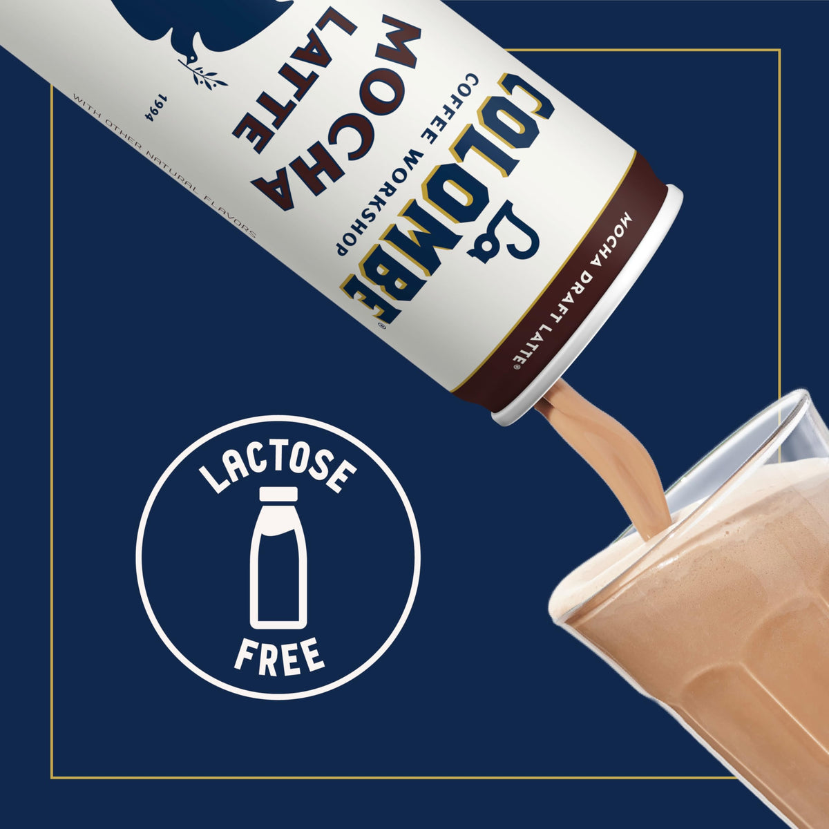 La Colombe Mocha Draft Latte – 11 fl oz Cans (Pack of 12), Coffeehouse Cold Brew Ready-to-Drink