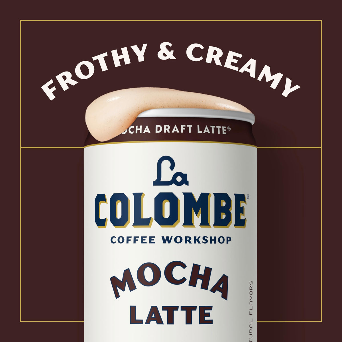 La Colombe Mocha Draft Latte – 11 fl oz Cans (Pack of 12), Coffeehouse Cold Brew Ready-to-Drink