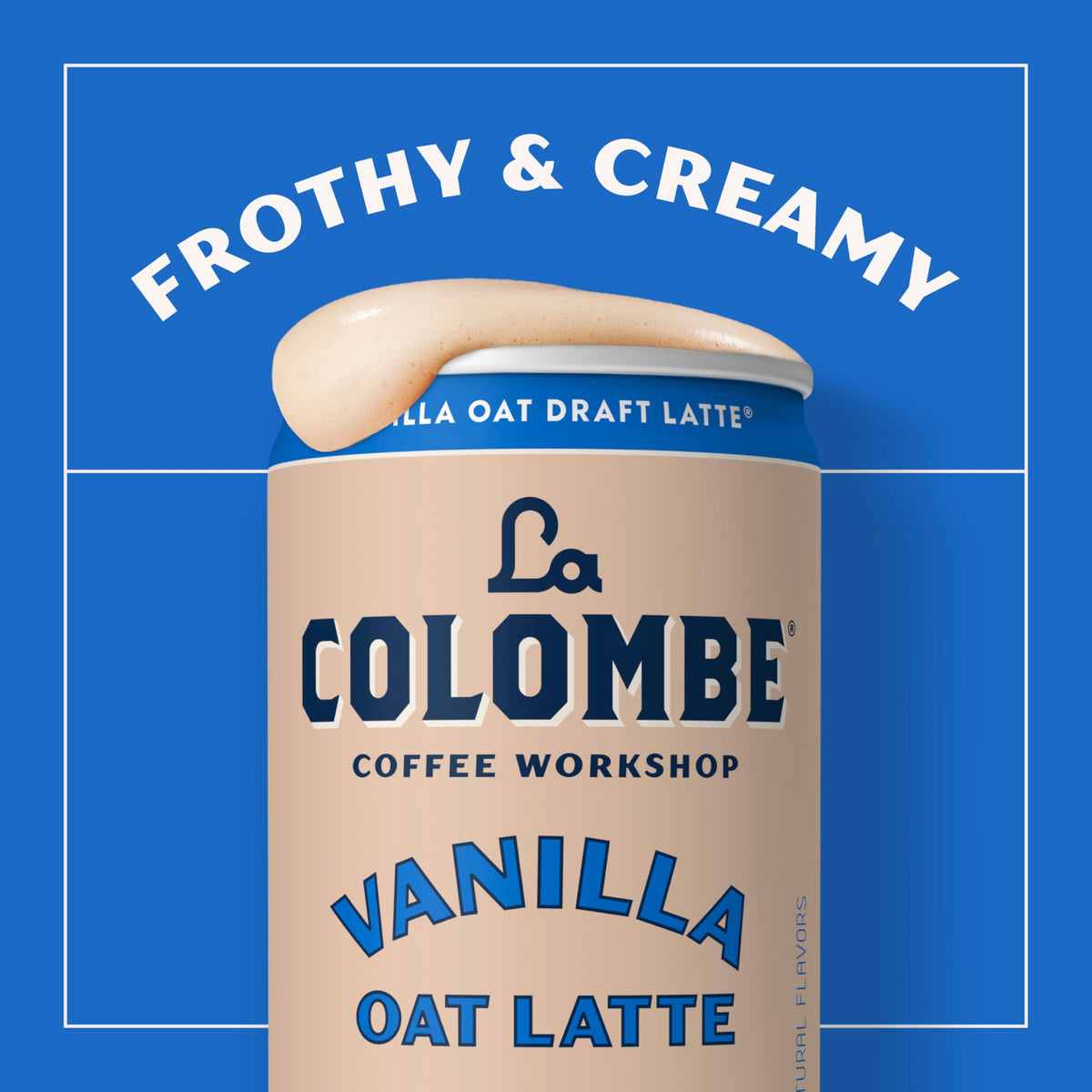 La Colombe Coffee Oatmilk Vanilla Latte — 11oz Cans (Pack of 12) | Ready-to-Drink Cold Brew