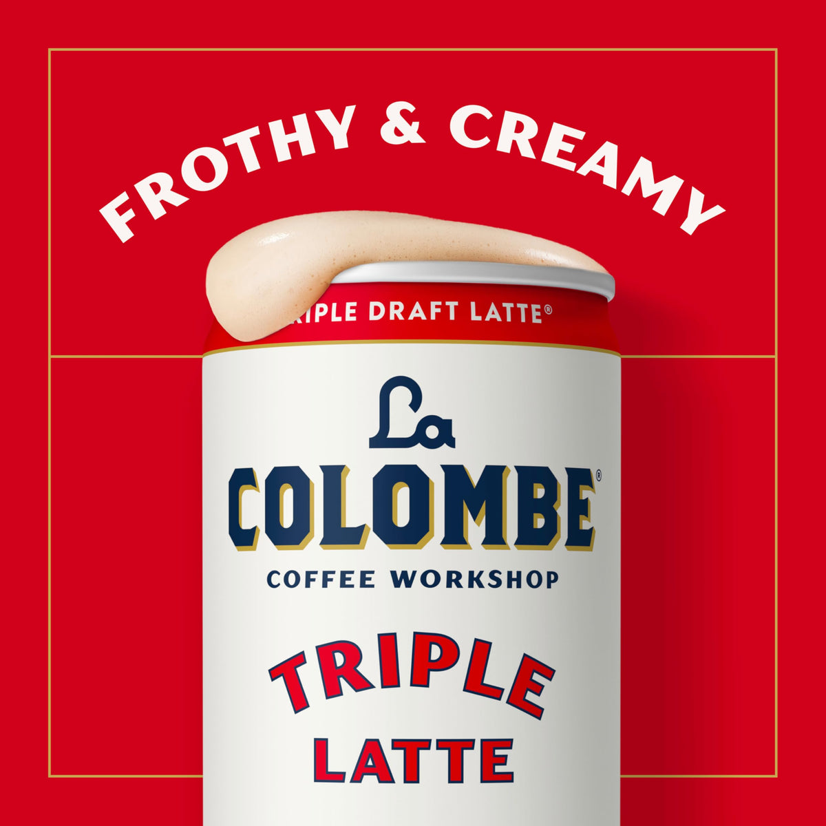La Colombe Triple Draft Latte — 11 fl oz Cans (Pack of 12) | Cold Brew Latte, Ready-to-Drink