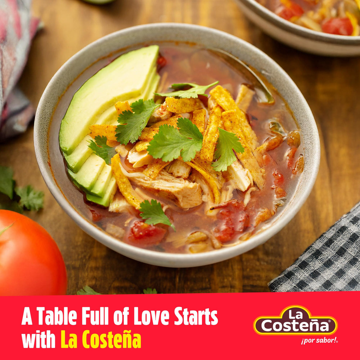 La Costeña Chipotle Peppers in Adobo – Diced Smoked Chiles for Tacos & Salsas (8.11 oz x12 Jars)