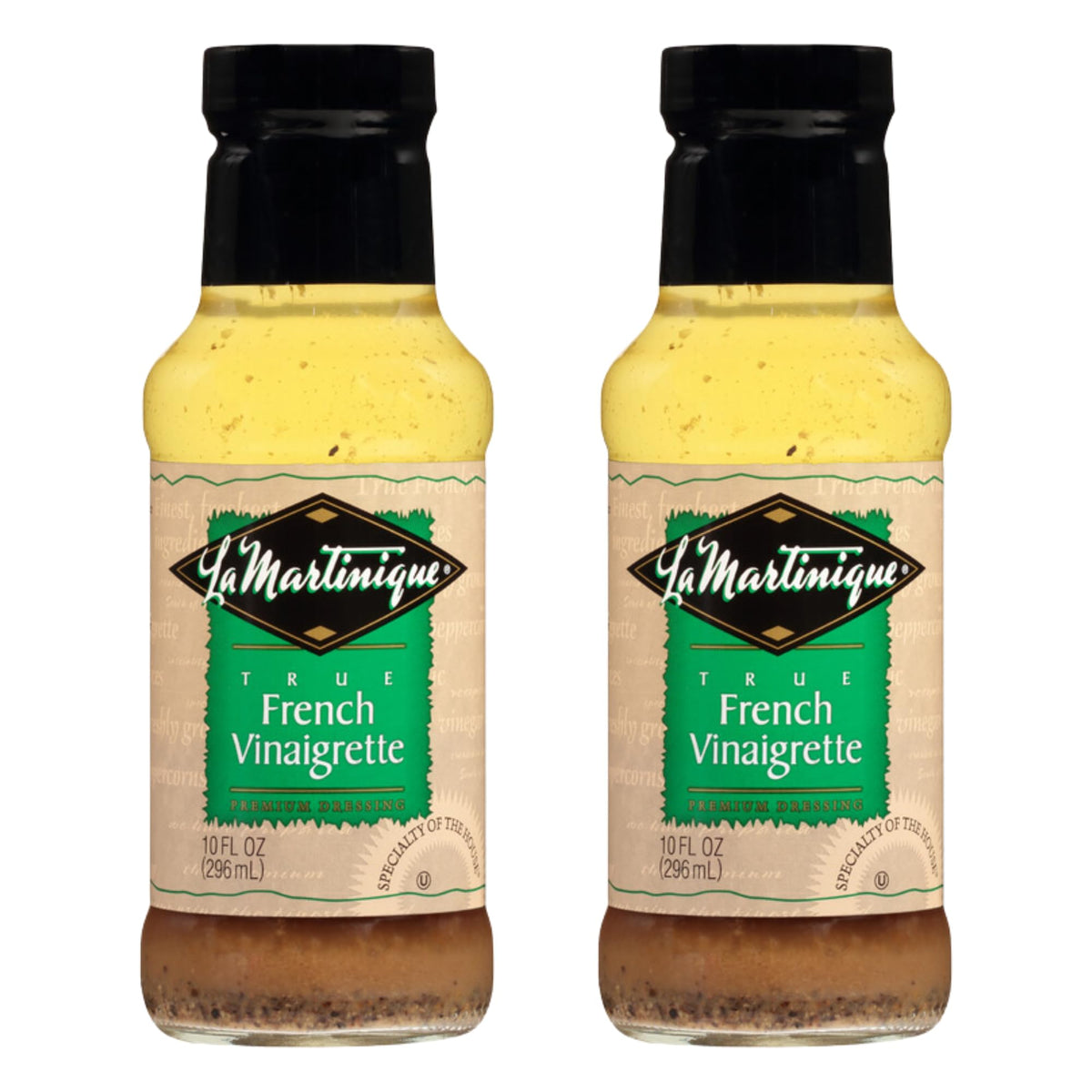 La Martinique True French Vinaigrette Dressing – 2 Pack, 10 oz Bottles