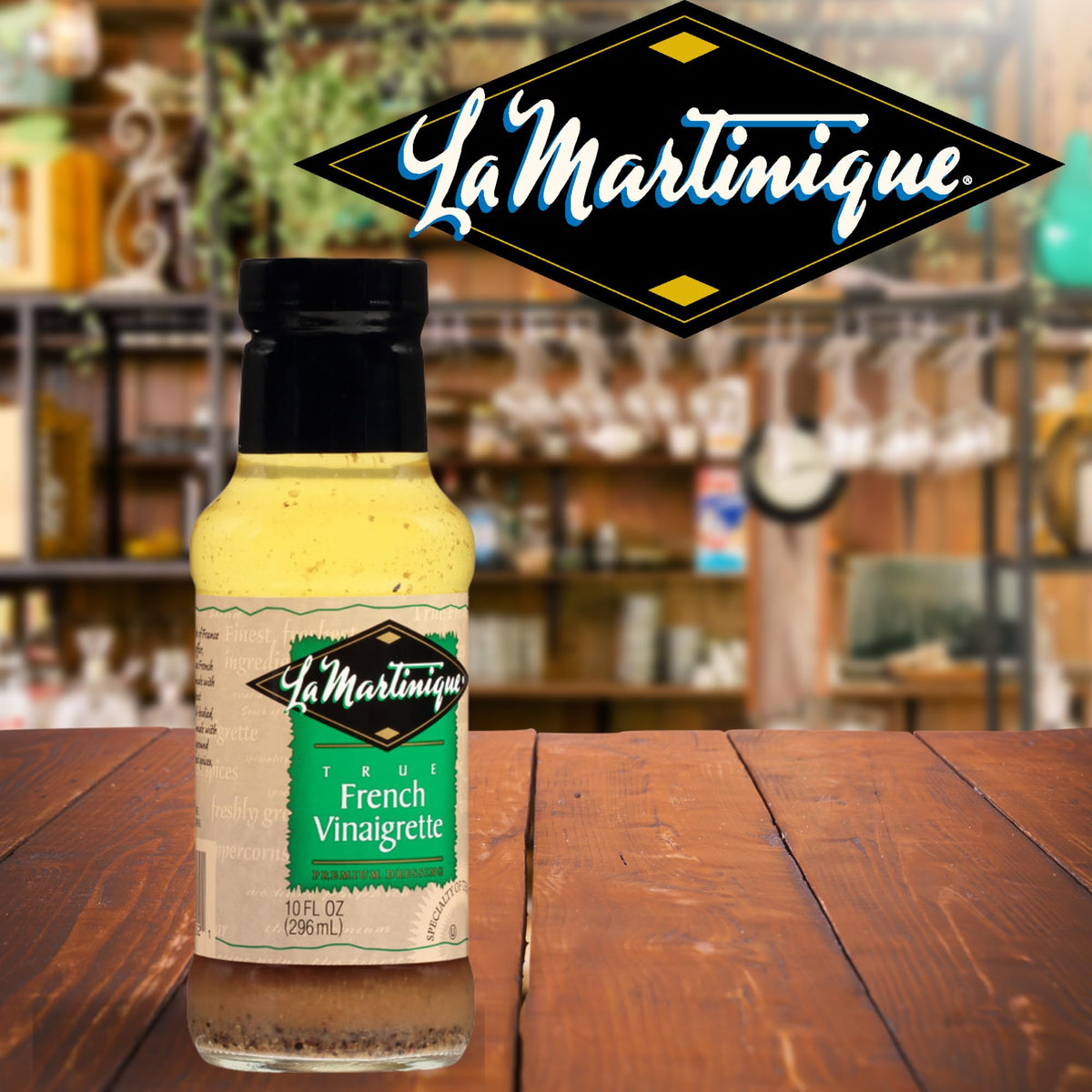 La Martinique True French Vinaigrette Dressing – 2 Pack, 10 oz Bottles