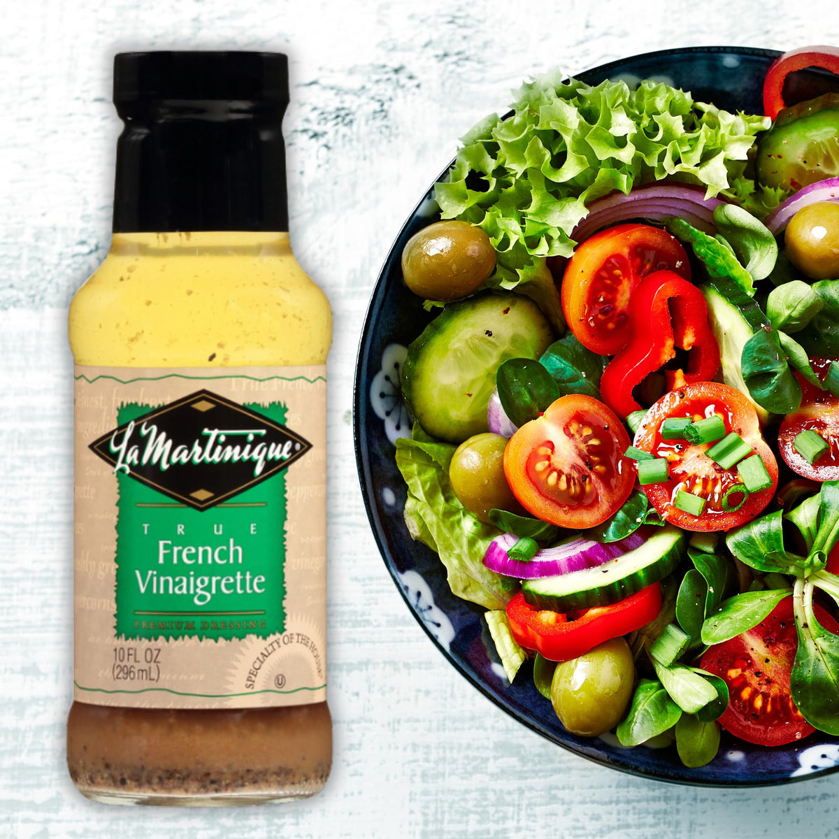 La Martinique True French Vinaigrette Dressing – 2 Pack, 10 oz Bottles