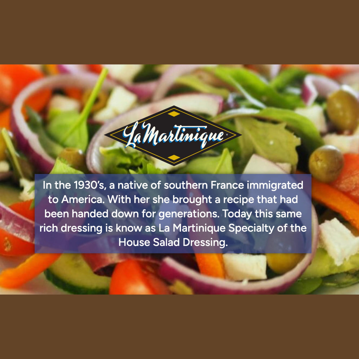 La Martinique True French Vinaigrette Dressing – 2 Pack, 10 oz Bottles