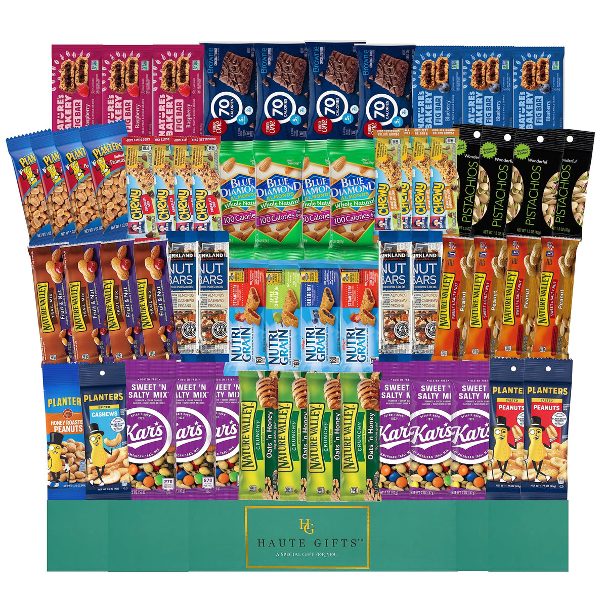 LA Signature Ultimate Healthy Care Package (60 Count) – Mixed Snacks & Bars Bulk Variety Pack