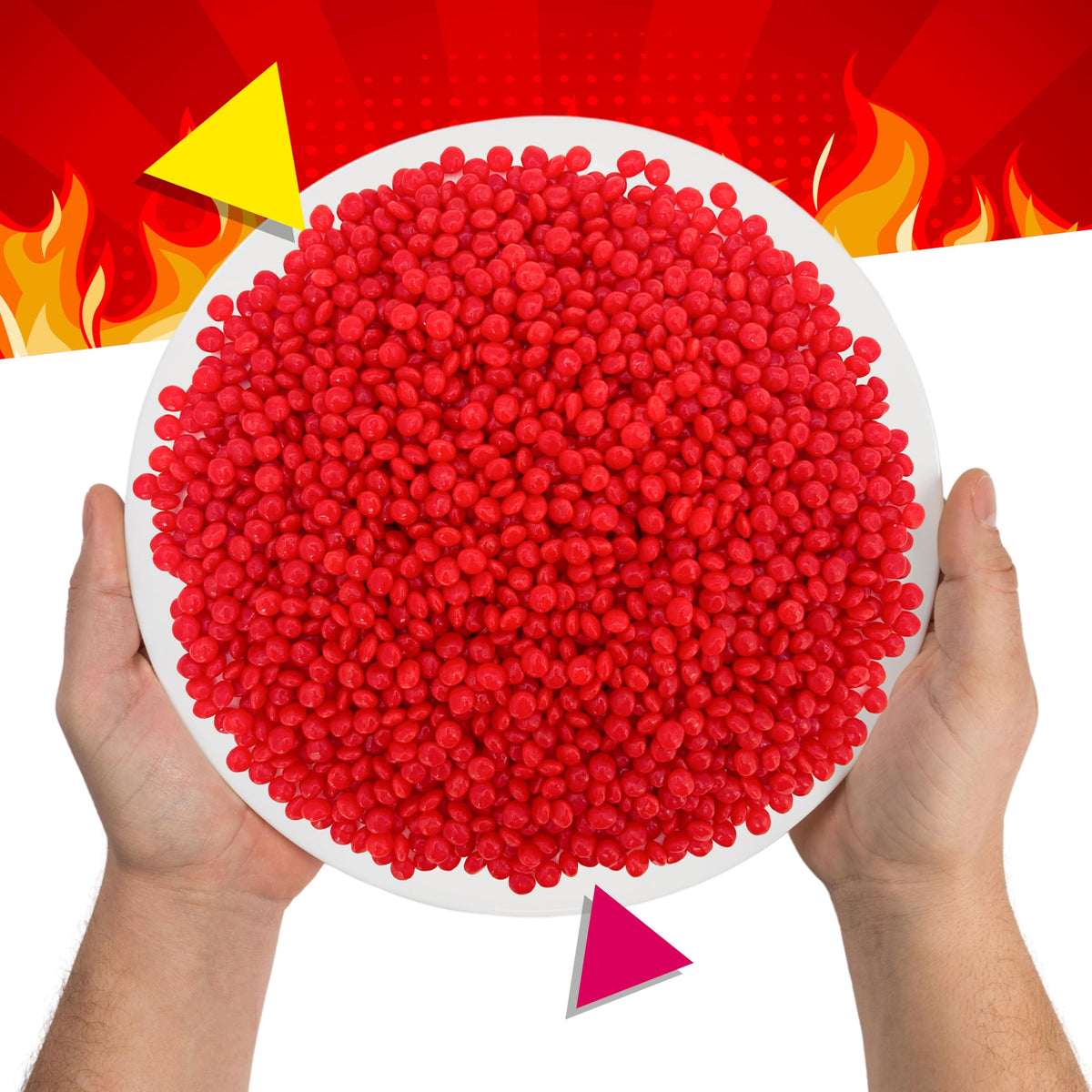 LAETAFOOD Cinnamon Hard Candy – 5 lb Bulk Bag | Festive Red Candy for Holidays, Baking & Gifting