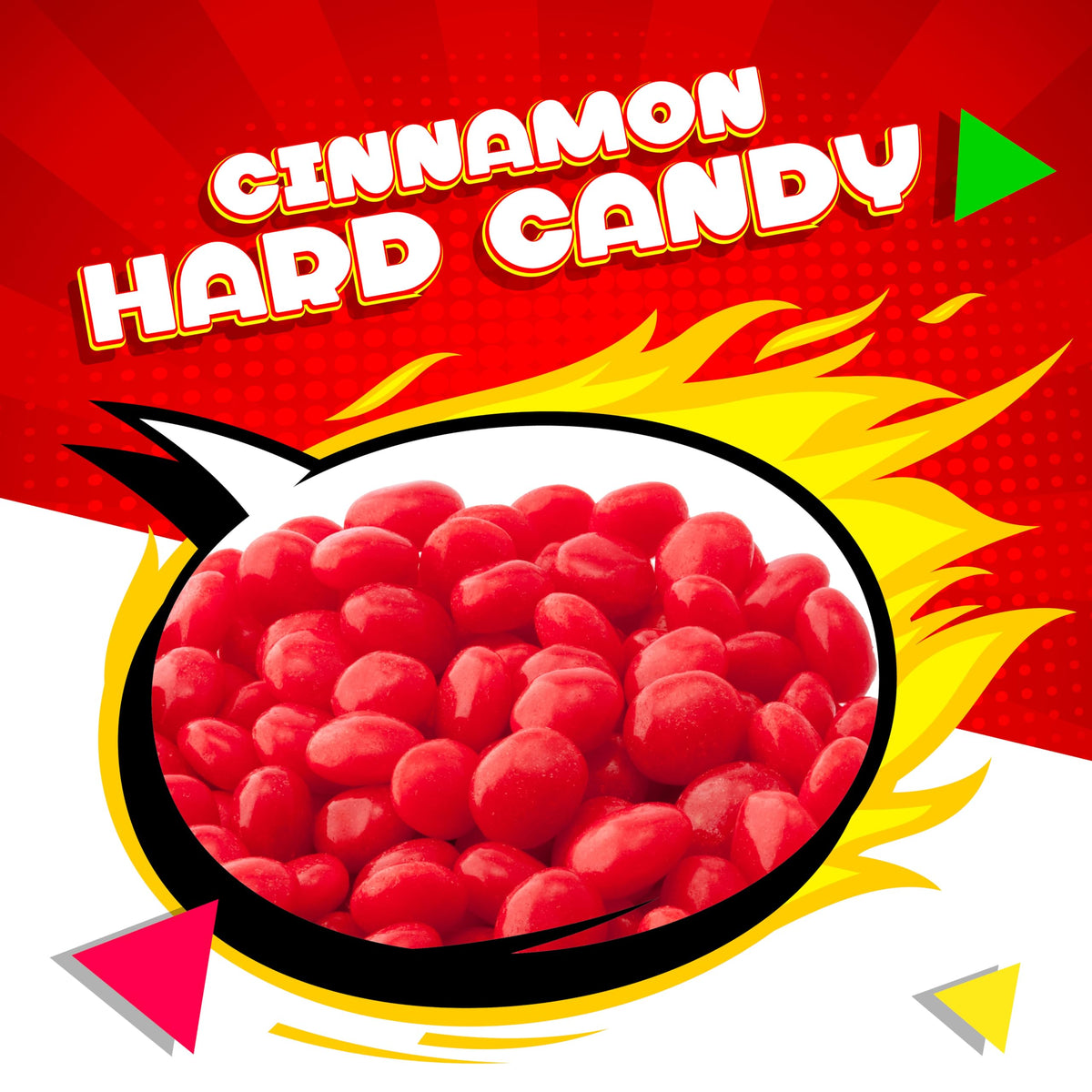 LAETAFOOD Cinnamon Hard Candy – 5 lb Bulk Bag | Festive Red Candy for Holidays, Baking & Gifting