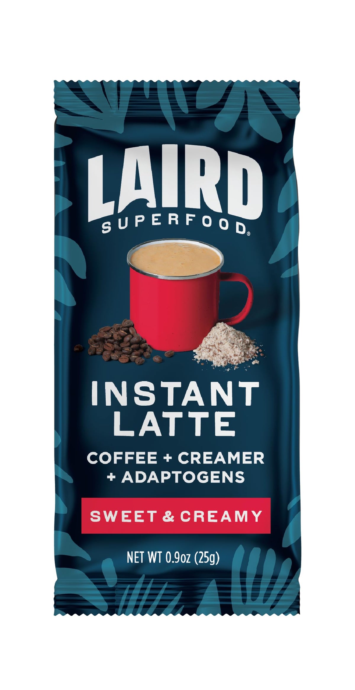 Laird Superfood Instant Latte Sweet & Creamy – Non-Dairy Creamer, Gluten Free, Vegan, 15 Sachets