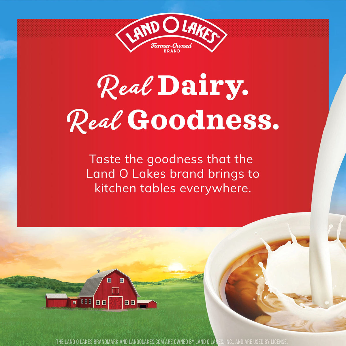 Land O Lakes Mini Moo’s Half & Half Creamer Singles – Shelf-Stable, 24 Count (Pack of 6)