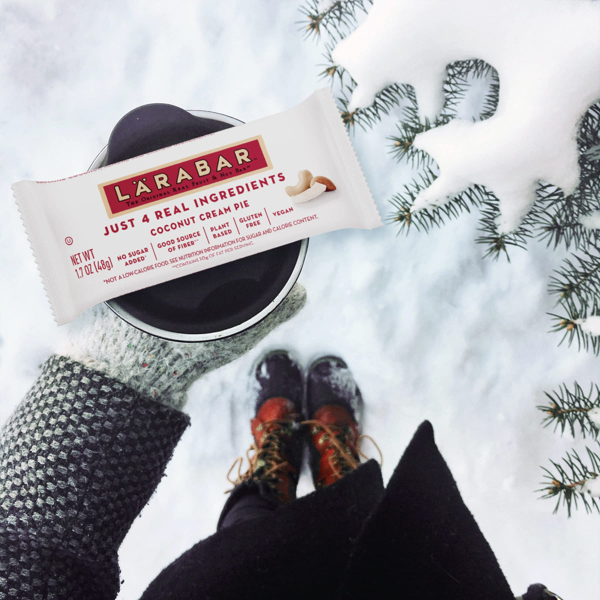 LÄRABAR Coconut Cream Pie Bars – Gluten Free & Vegan, 16 Count (27.2 oz) | Larabar