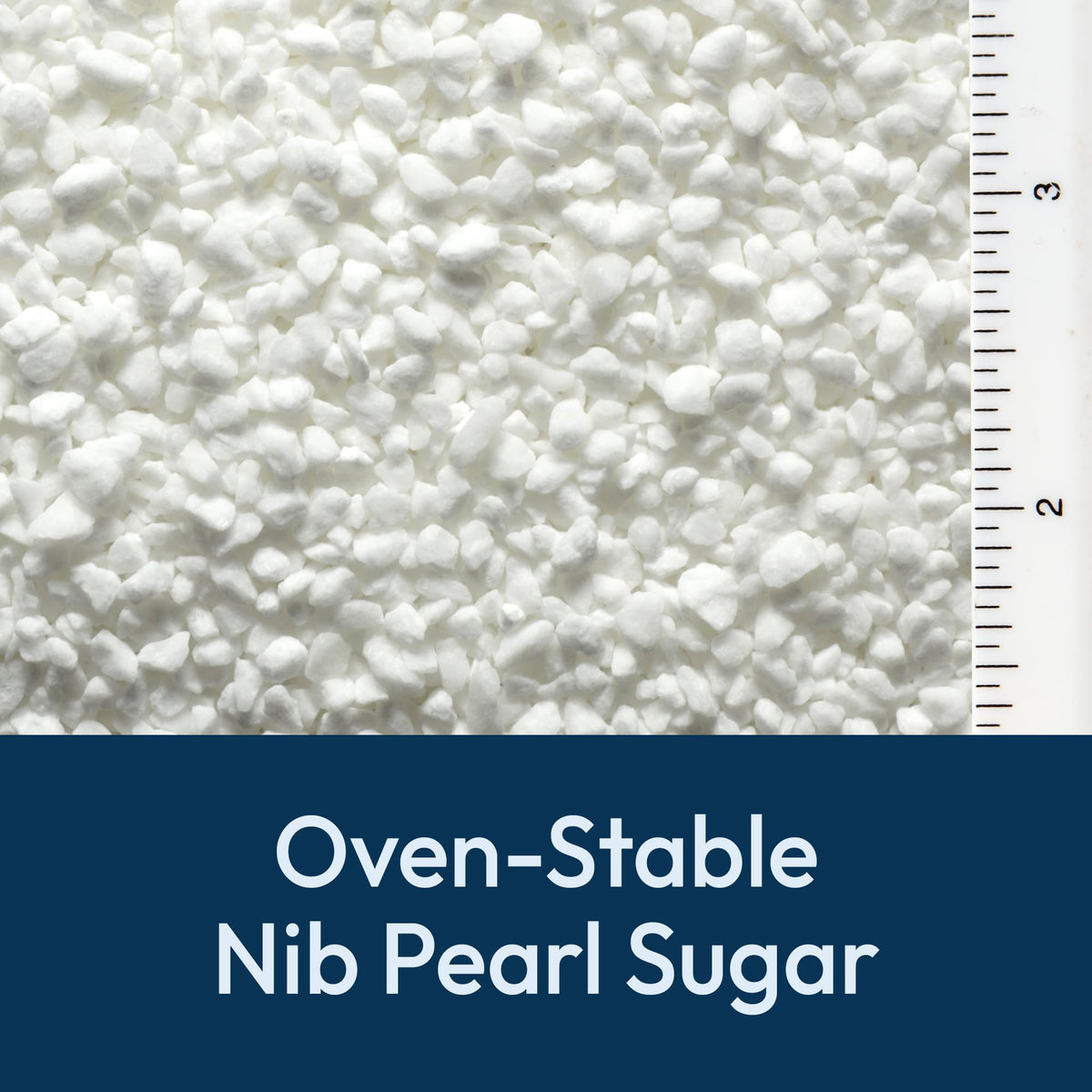 Lars' Own Professional Series Swedish Pearl Sugar – 2.5 lb Resealable Bag | Non-Melting, All-Natural