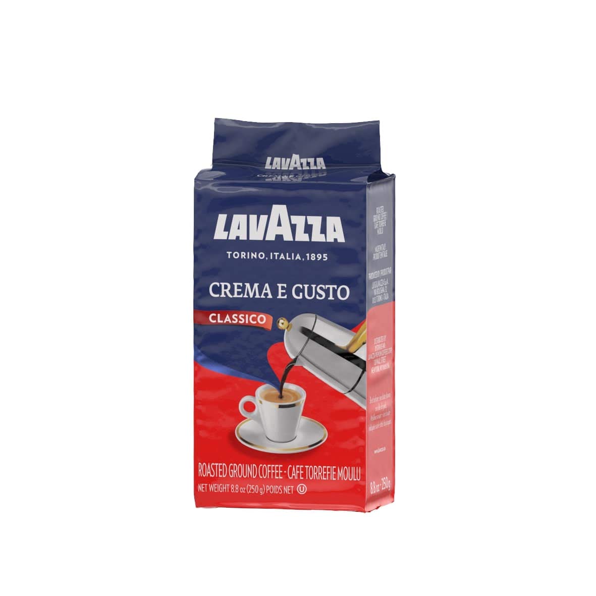 Lavazza Crema e Gusto Classico Ground Coffee 4x250g | Espresso Blend