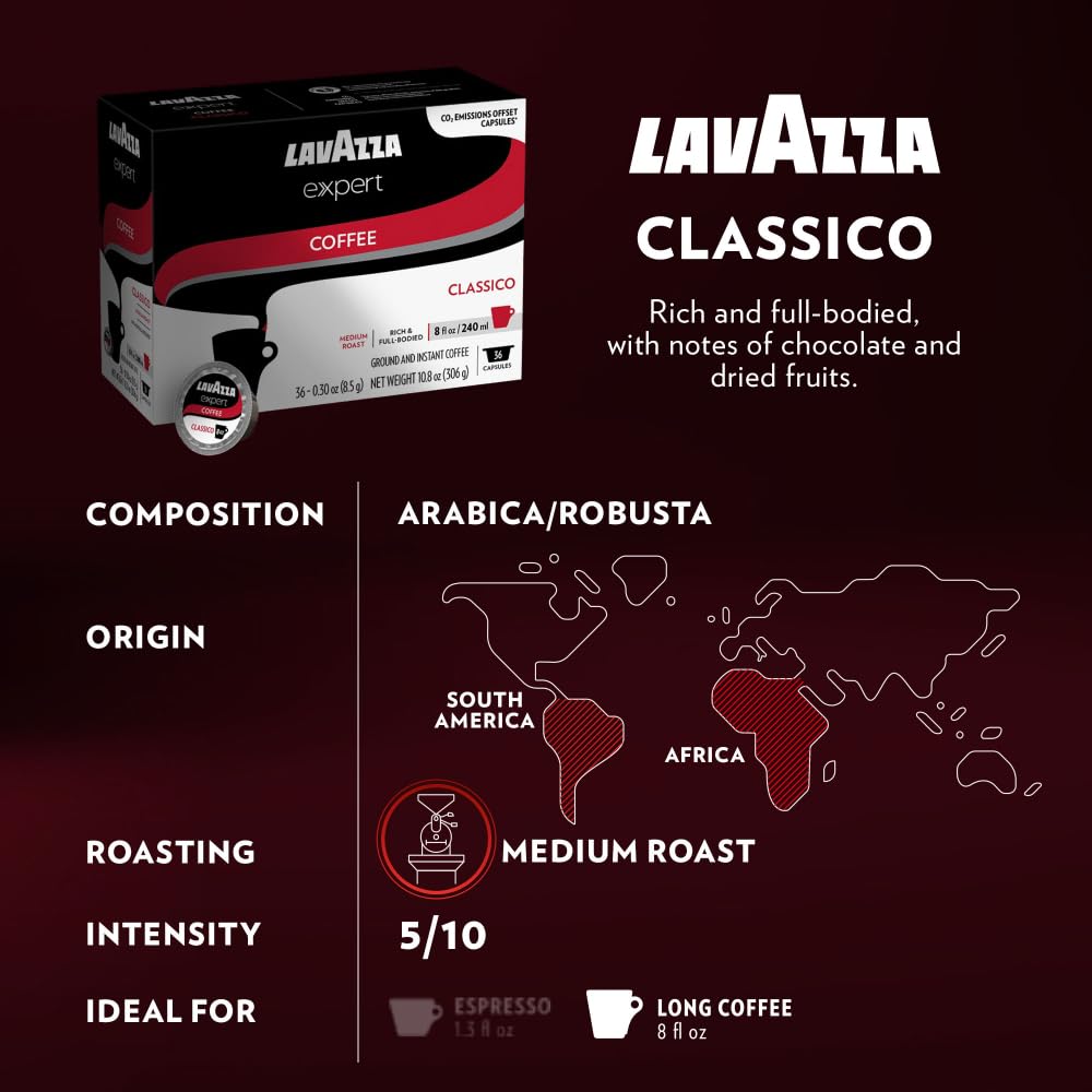 Lavazza Expert Variety Pack: 36 Capsules for Classy Mini & Classy Plus