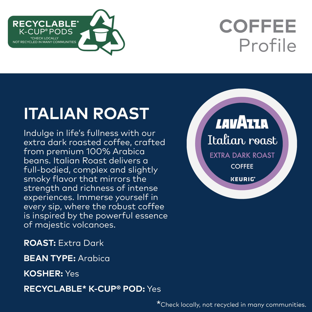 Lavazza Coffee Variety Pack for Keurig | 60 K-Cup Pods
