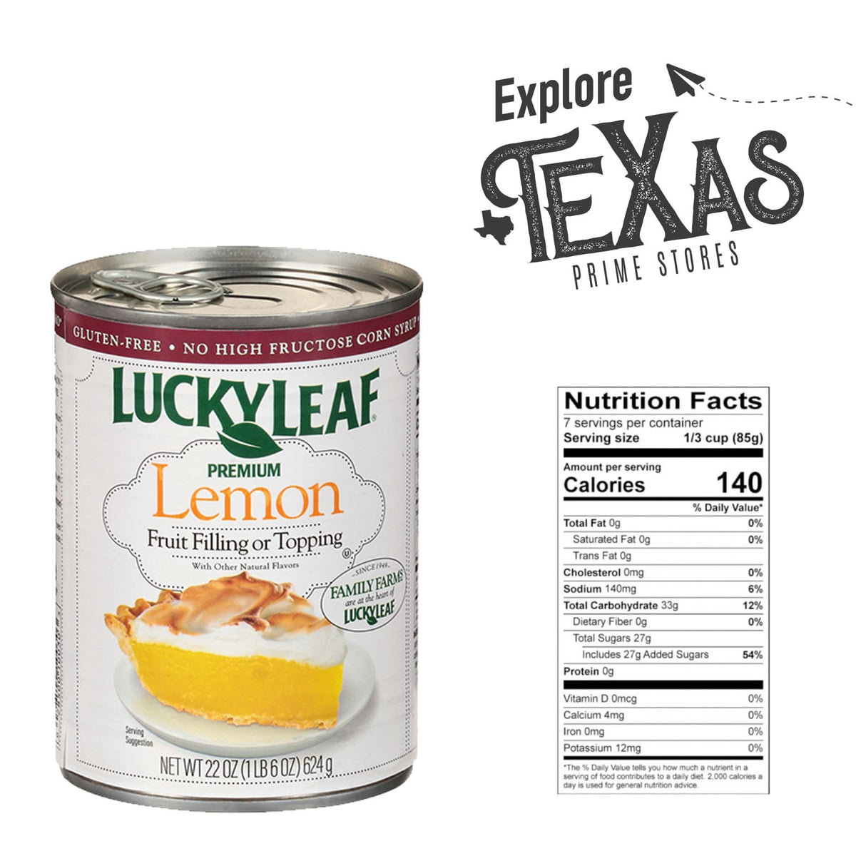 Lucky Leaf 4-Pack Premium Lemon Pie Filling Cans 22 oz + Lavinia Essentials Freebie
