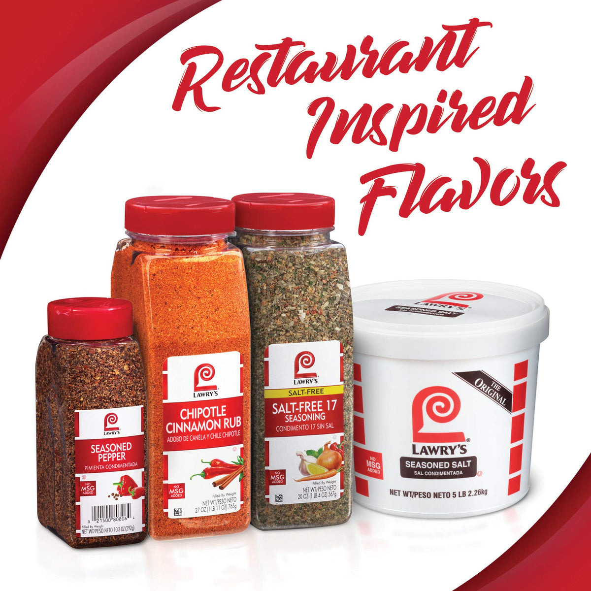 Lawry's Salt-Free Lemon & Pepper Seasoning, 19 oz – Salt-Free Citrus Pepper Blend