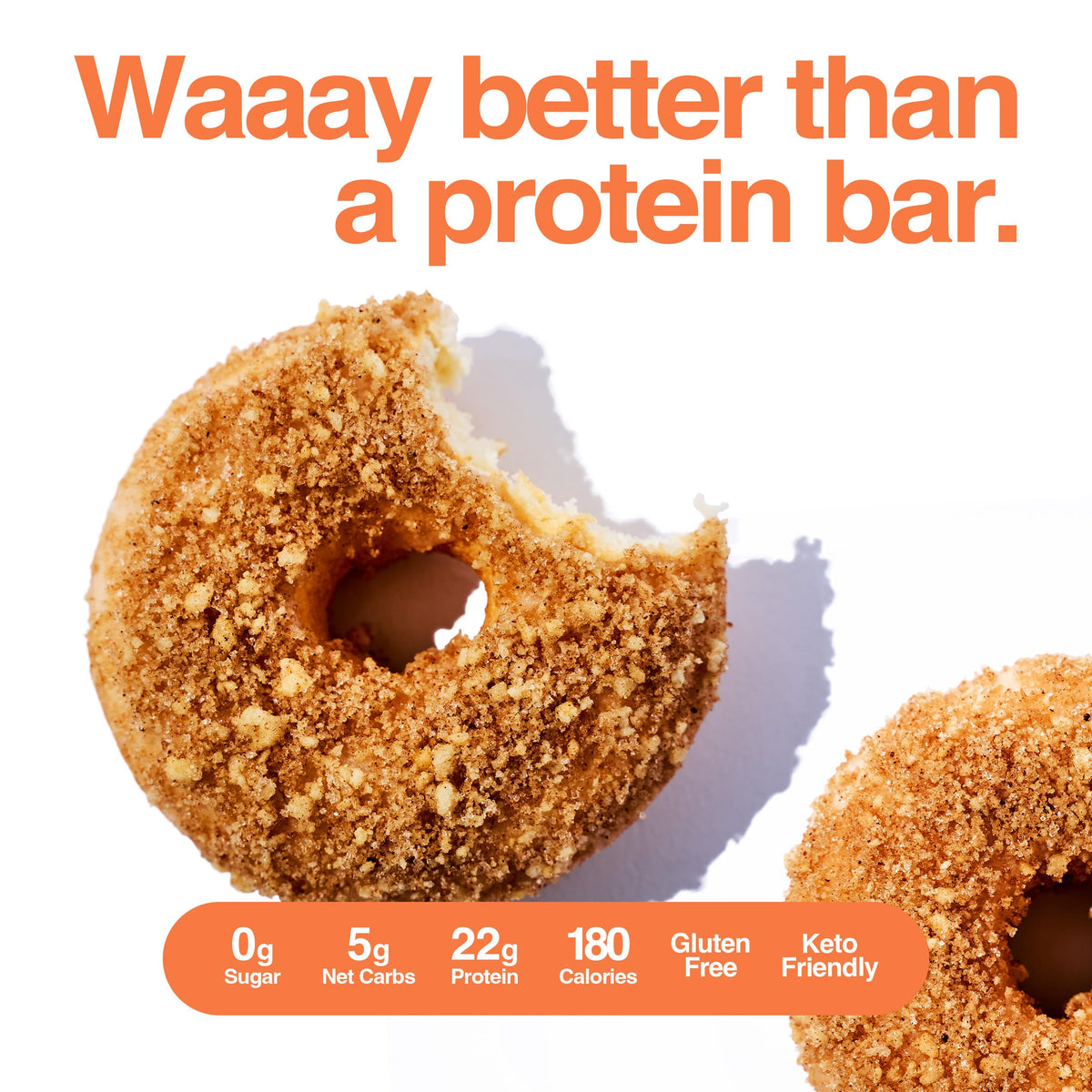 Legendary Foods Protein Donuts – 22g Protein, 0g Sugar, Gluten Free, Keto