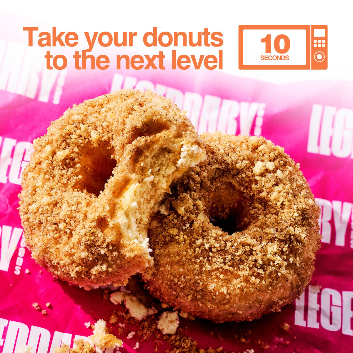 Legendary Foods Protein Donuts – 22g Protein, 0g Sugar, Gluten Free, Keto