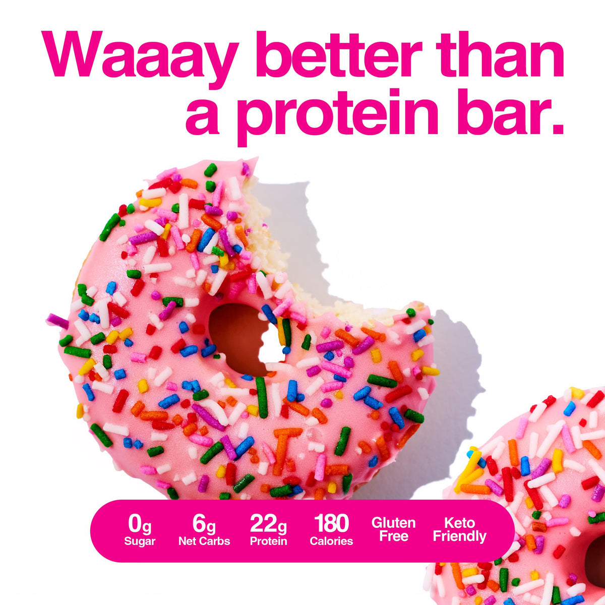 Legendary Foods Protein Donuts – 22g Protein, Zero Sugar, Gluten Free, Low Carb, Keto Snack – 8-Pack (Two Donuts/Pack)