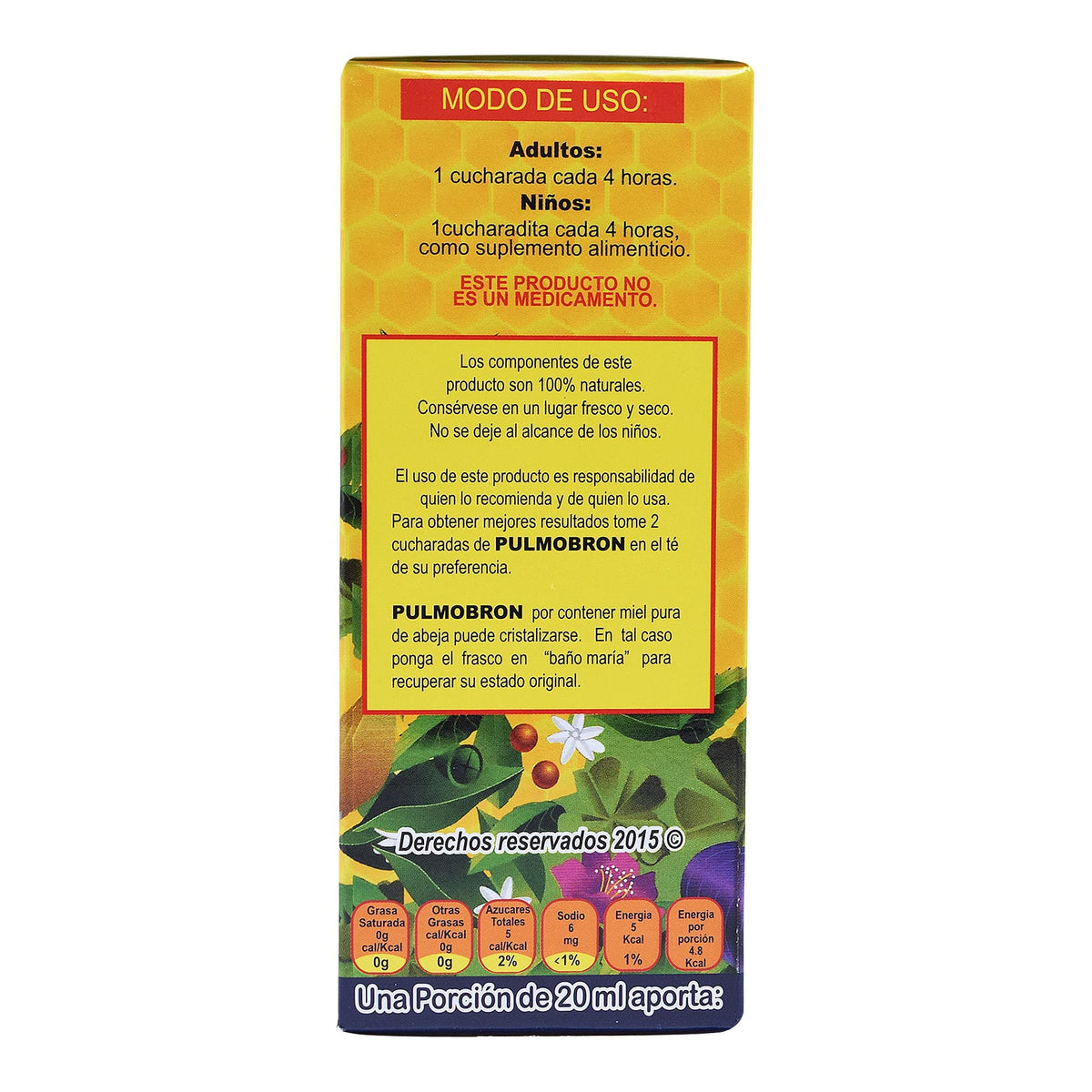 Lenico Pulmobron Herbal Syrup 220 ml – Honey, Vitamin C & Propolis Blend