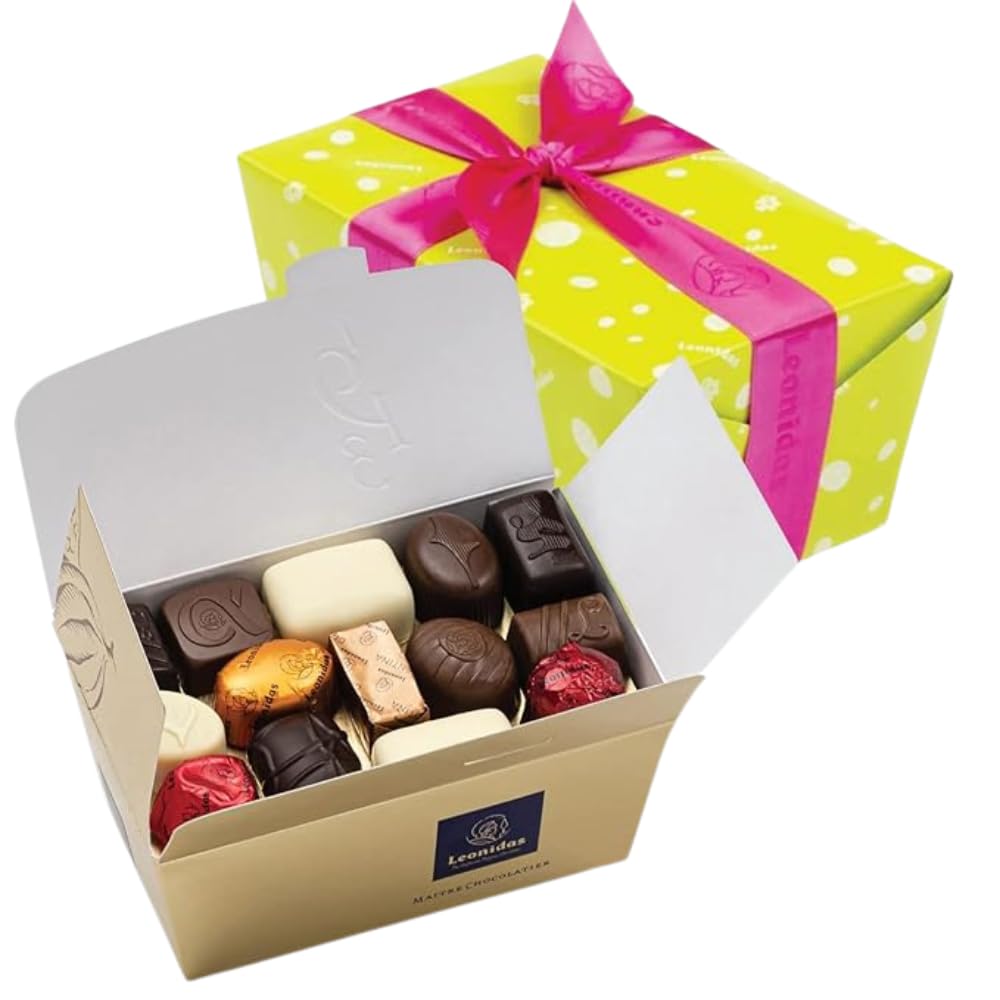 Leonidas Belgian Chocolates – Spring Collection, 32 Pieces in Gift Ballotin