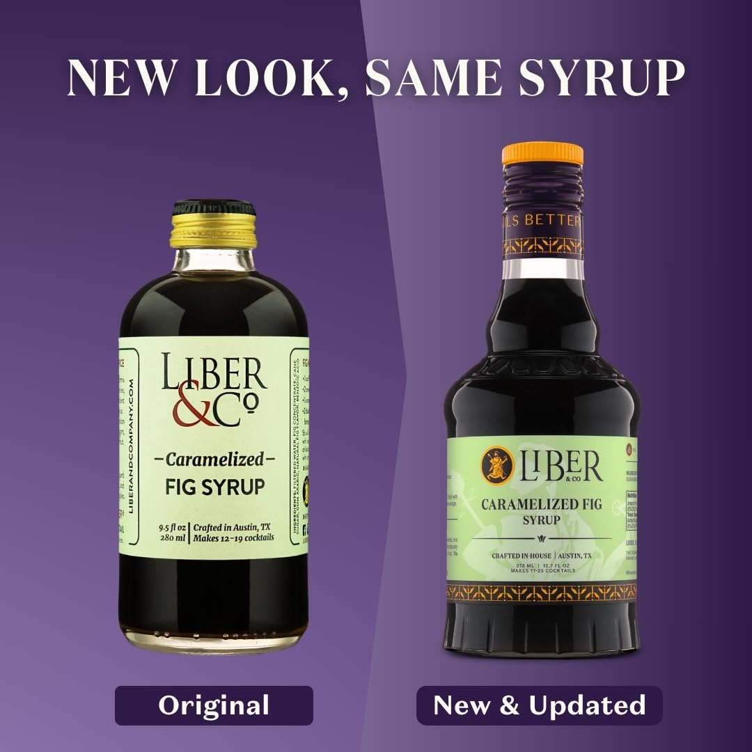 Liber & Co. Caramelized Fig Syrup – 50 Drinks, Old Fashioneds & Manhattans