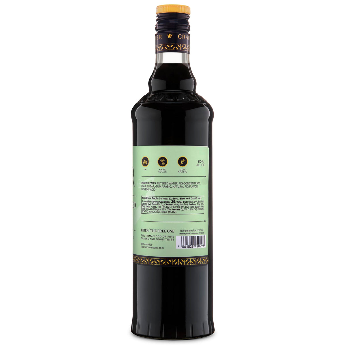 Liber & Co. Caramelized Fig Syrup – 50 Drinks, Old Fashioneds & Manhattans