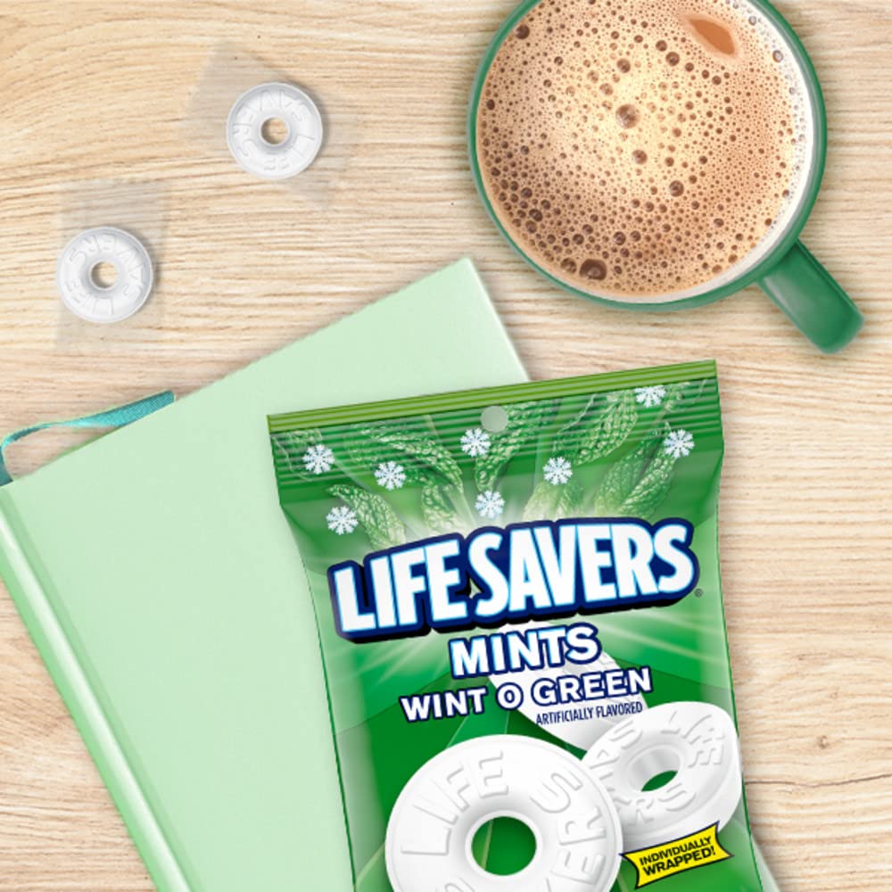 Life Savers Mints Wint-O-Green – 20-Count Individually Wrapped Rolls