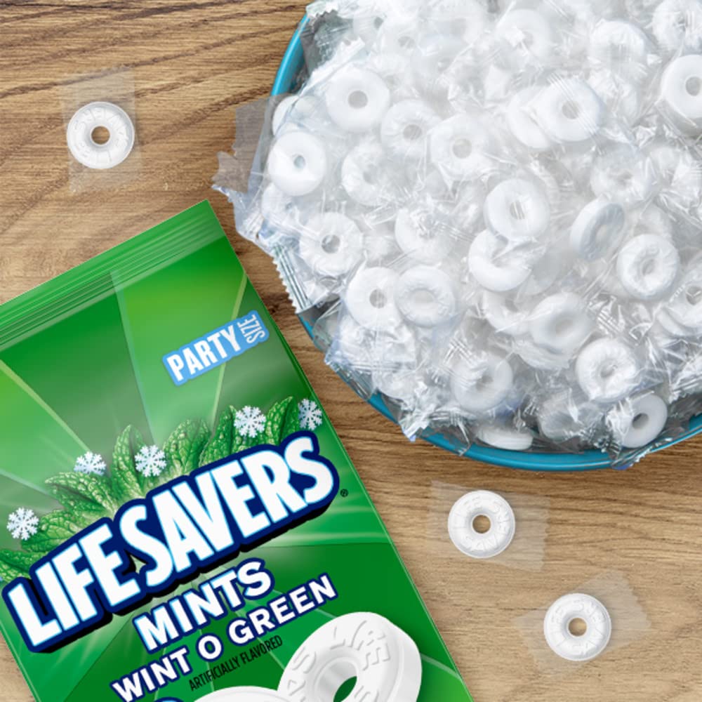Life Savers Mints Wint-O-Green – 20-Count Individually Wrapped Rolls