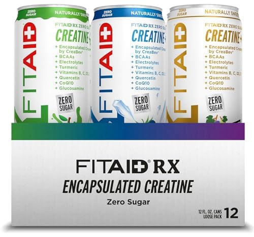 FITAID RX Zero Sugar Post-Workout Recovery Drink with Encapsulated Creatine | LIFEAID