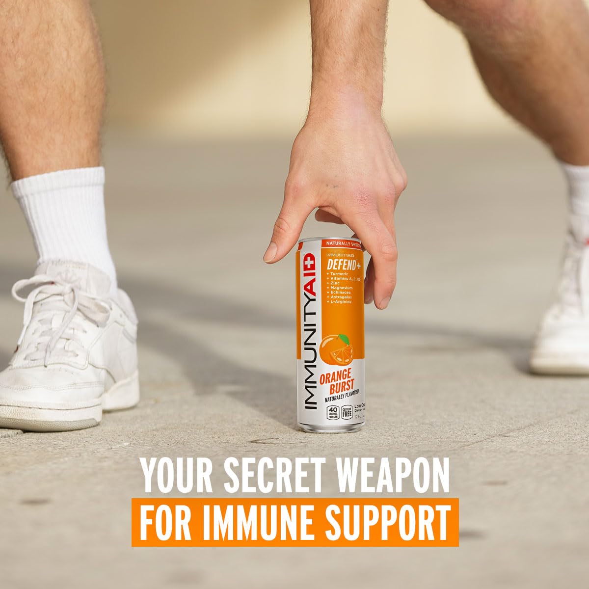 LIFEAID ImmunityAid Support Blend – Echinacea, Zinc, Vitamin C & D3 | Immune Support Drink, 12 fl oz (Pack of 12)