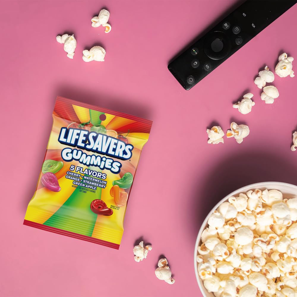 LIFE SAVERS Gummies 5 Flavors Bulk Pack – 12 Bags, 4.6 oz Each
