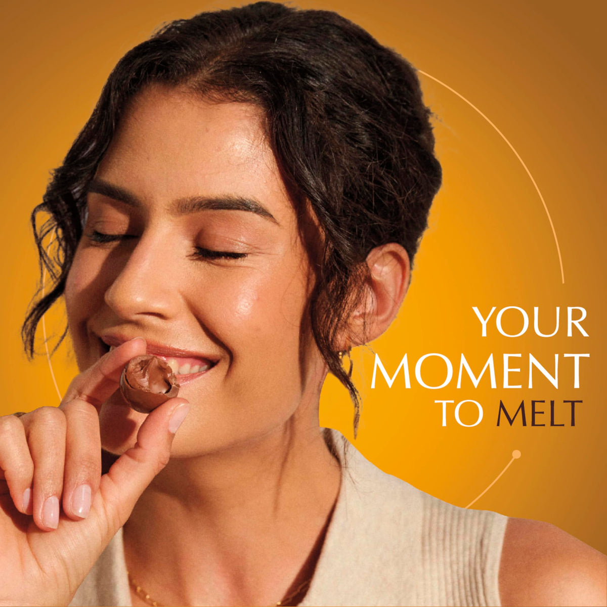 Lindt LINDOR Caramel Milk Chocolate Truffles – Smooth Melt-In Center, 60-Count Gift Box