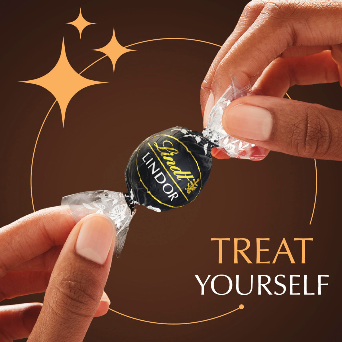 Lindt LINDOR 60% Dark Chocolate Truffles – 60 Count Gift Box