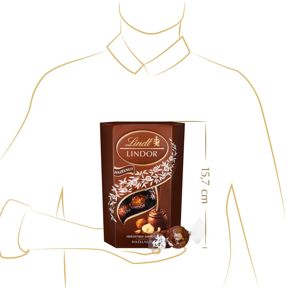 Lindt Lindor Hazelnut 200g – Premium Melt-in-Your-Mouth Truffles