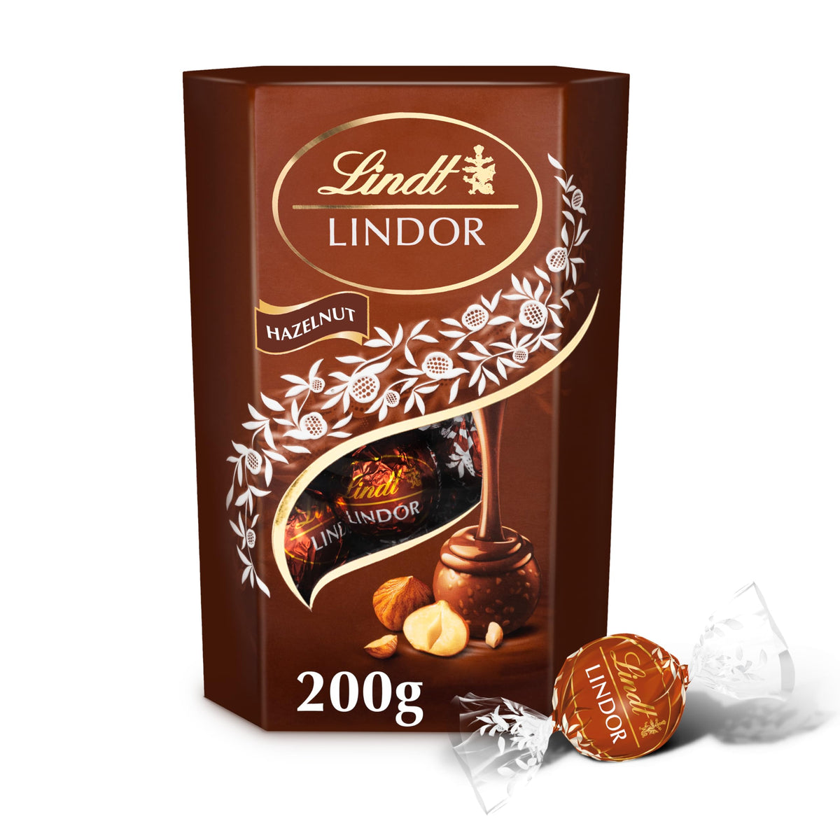 Lindt Lindor Hazelnut 200g – Premium Melt-in-Your-Mouth Truffles