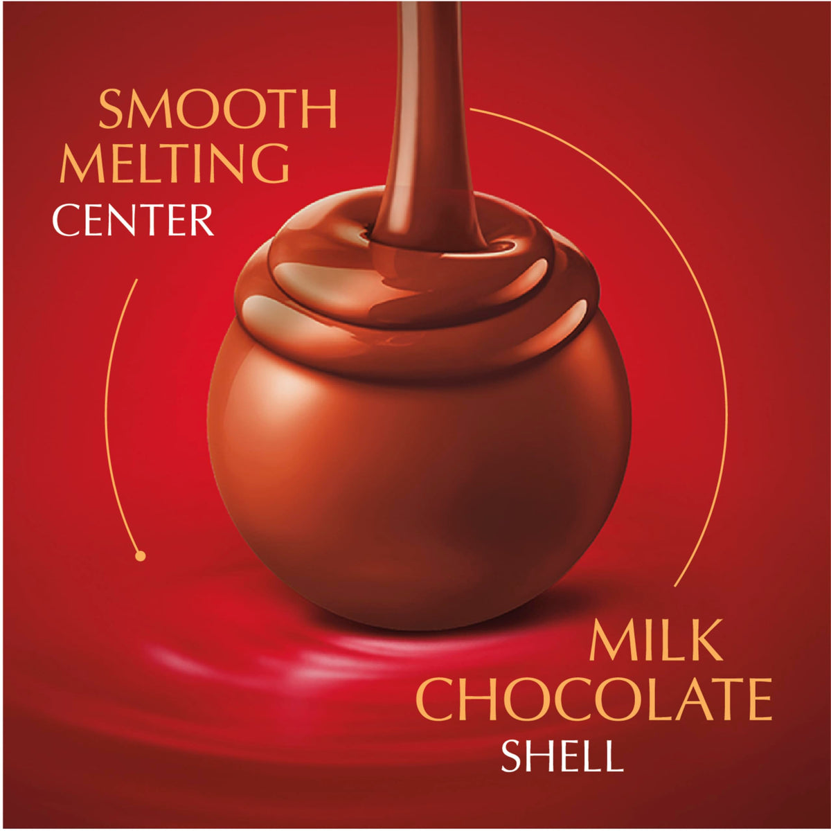 Lindt LINDOR Milk Chocolate Truffles – 6 Pack, 5.1 oz Bags, Smooth Melting Center