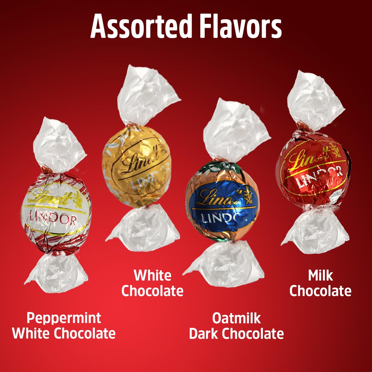 Lindt Easter Chocolate Truffles Assorted Flavors – 2 lb Bucket, 72 Individually Wrapped Pieces