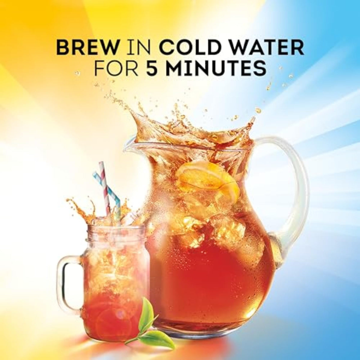 Lipton Cold Brew Iced Tea Bags – 0 Calories, No Boil Required, 132 Bags (6 Pack)