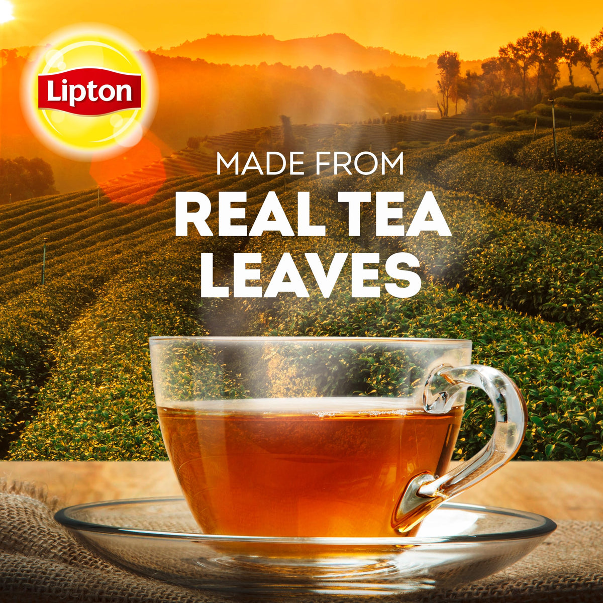 Lipton Decaffeinated Black Tea Bags – Classic Flavor, Caffeine Free