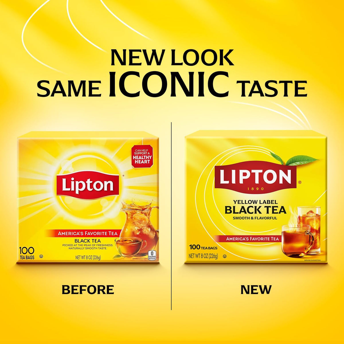 Lipton Black Tea Bags 600-Count – Premium Breakfast Tea with High Caffeine