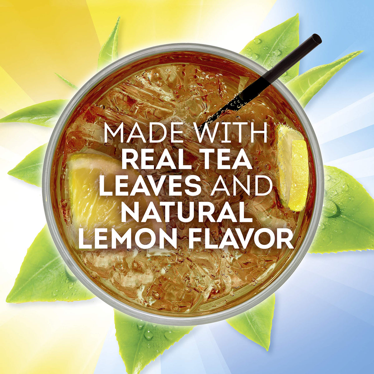 Lipton Lemon Iced Tea Mix – Makes 28 Quarts (Pack of 2)
